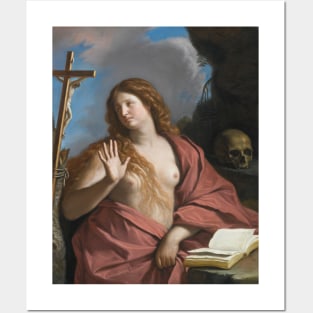 The Penitent Magdalene by Guercino Posters and Art